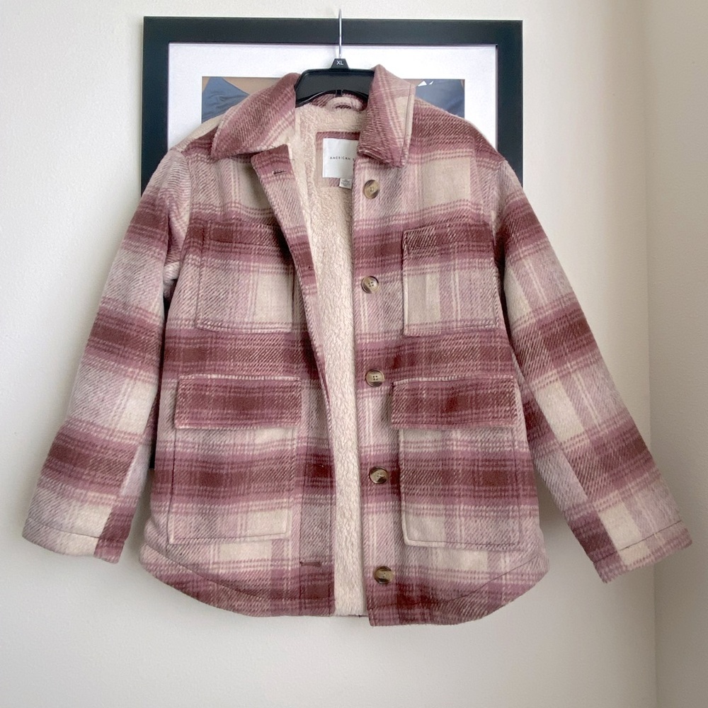 American Eagle plaid Shacket